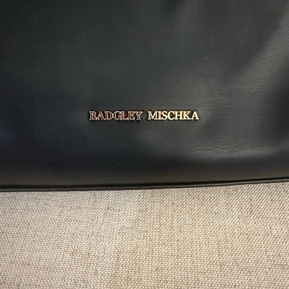 Badgley Mischka Black Satchel NWT - Picture 5 of 6